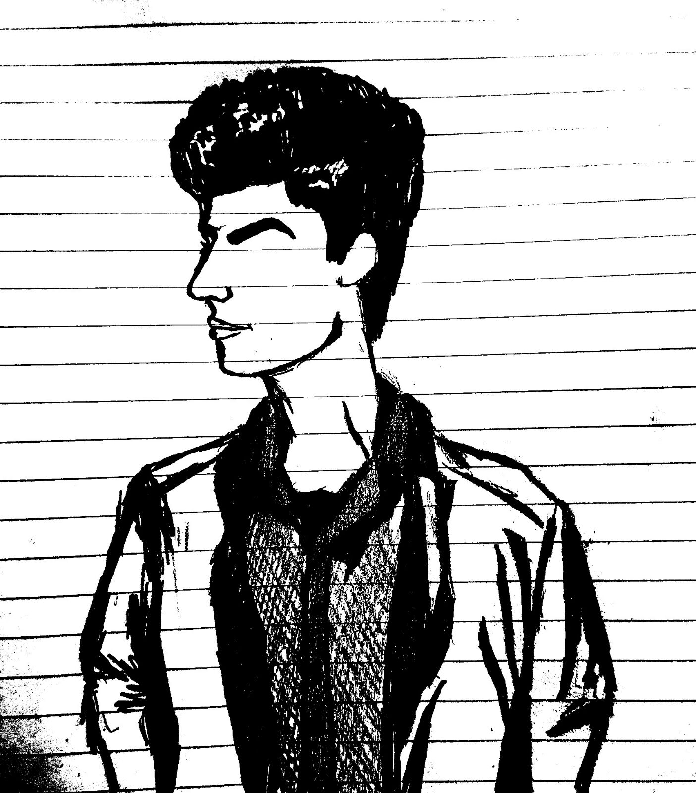 Drawing of me done by a friend